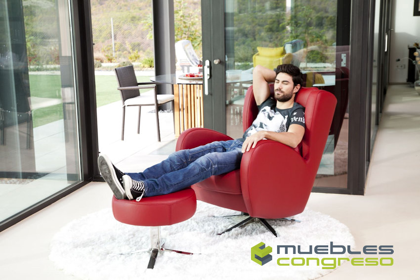 Sillón balancín y reclinable Fama Romeo Muebles Congreso